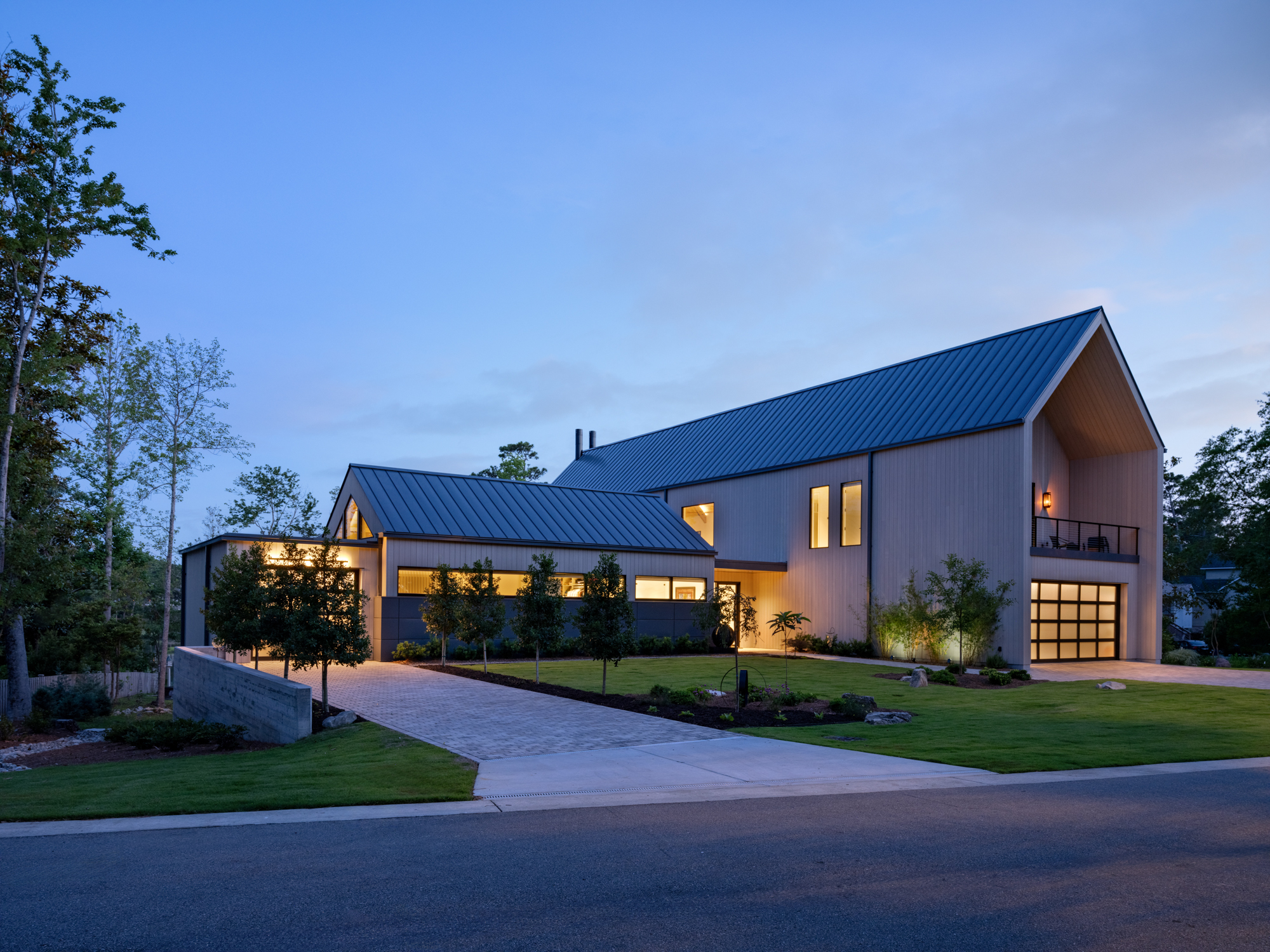 grand view of our glowing modern home, Project Spectre